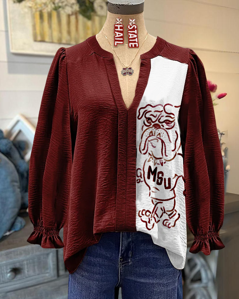 MSU Bulldogs Hail State Game Day Top