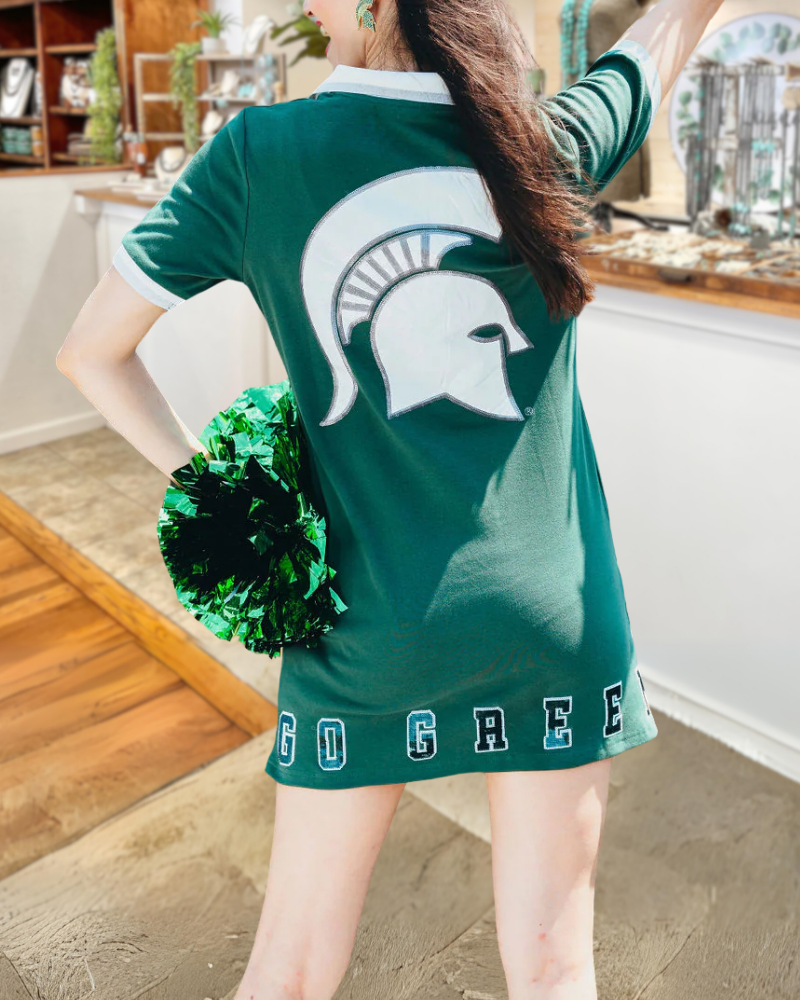 Spartans Sequined Mini Dress