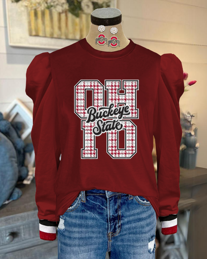 Ohio Buckeye State Crewneck Sweatshirt
