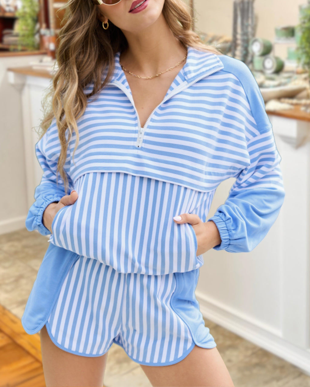 Everyday Stripe Matching Set