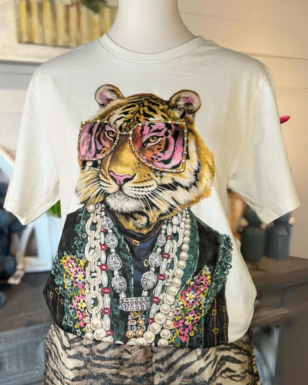 Luxury Fashion Tiger Outfit T-shirt