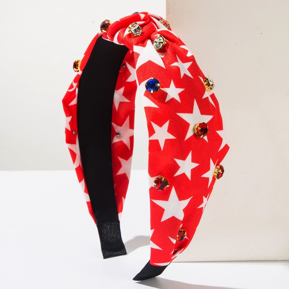 American Flag Rhinestone Headband