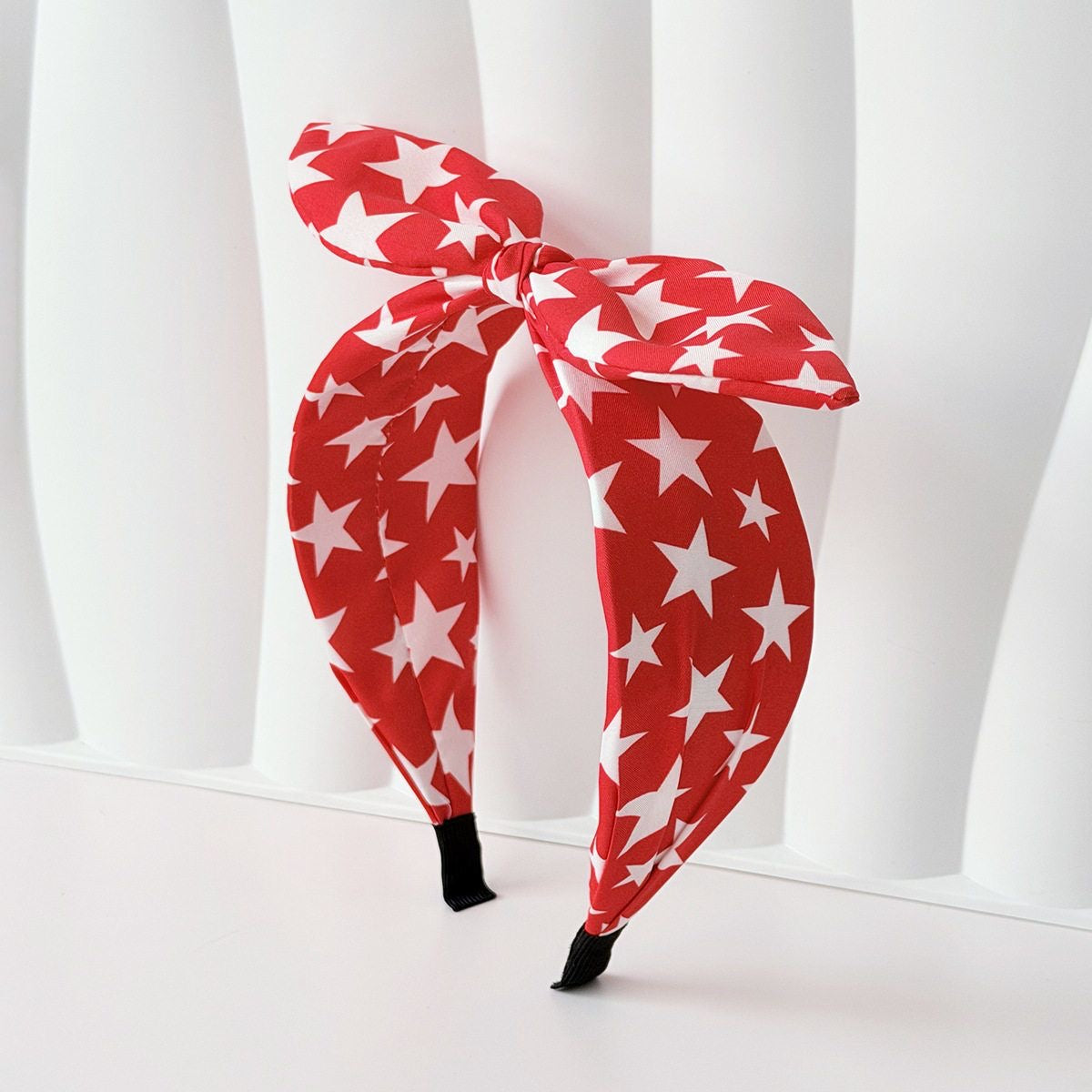 American Flag Bow Headband