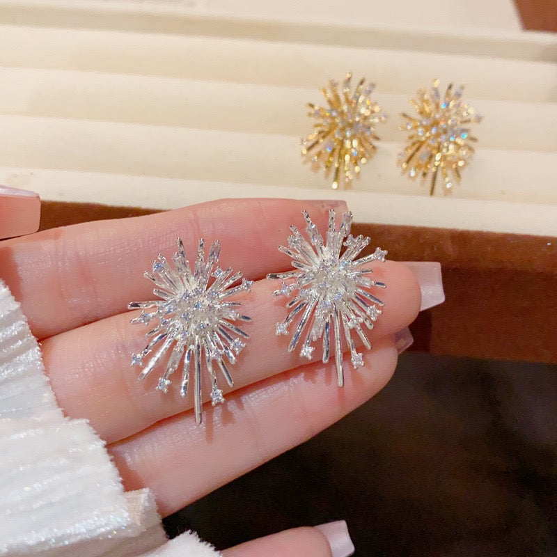 Zircon Firework Earrings