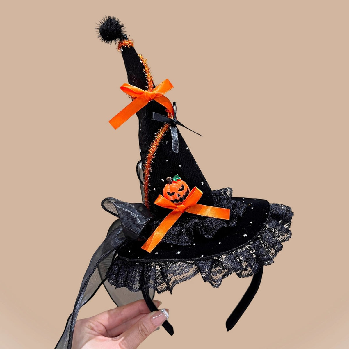 Halloween Pumpkin Hat Headband
