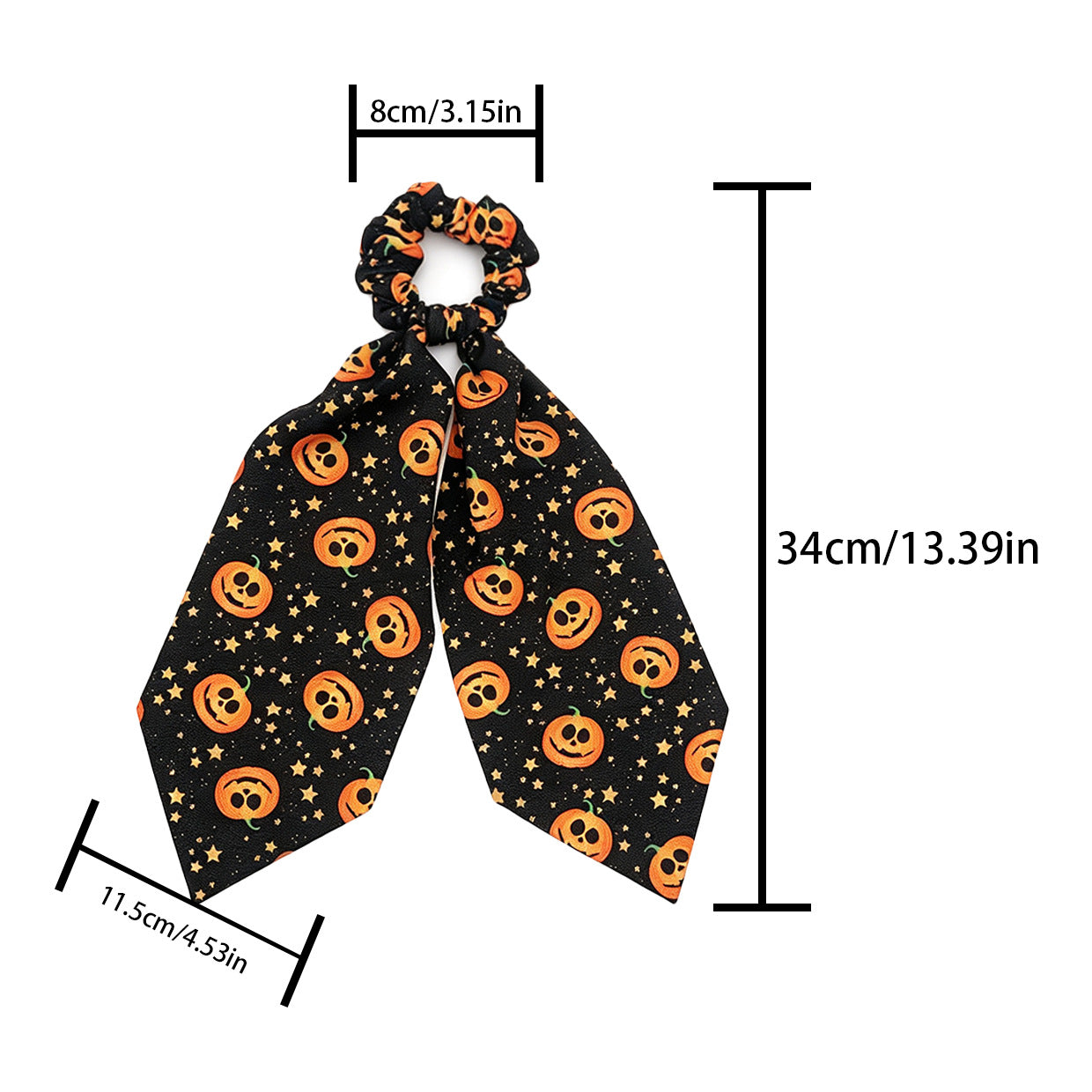 Cute Pumpkin Ghost Hair Tie Ribbon