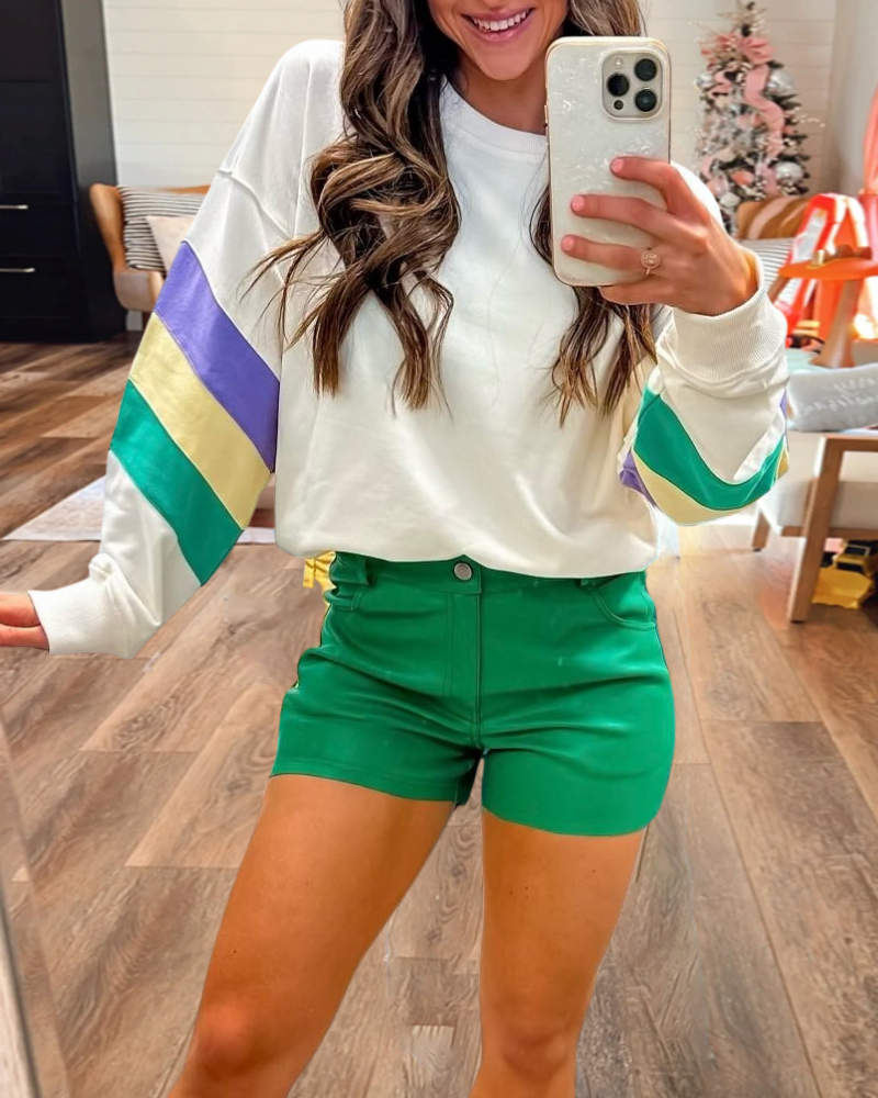 Festive Mardi Gras Sweatshirt