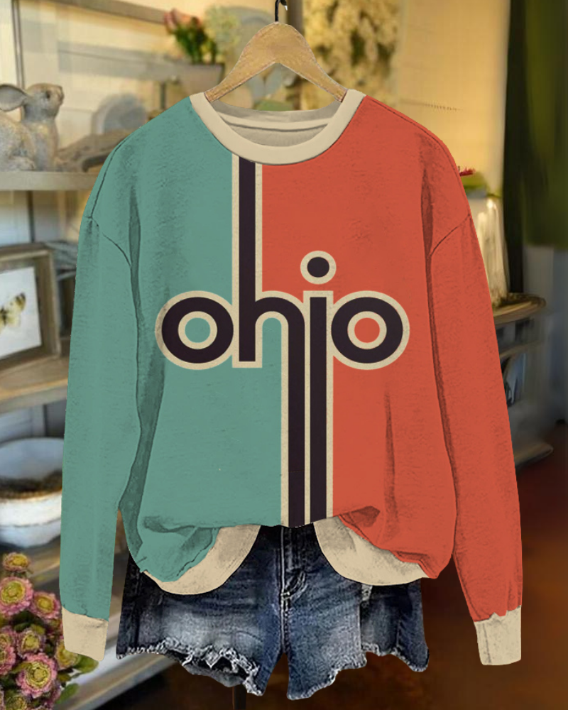 Ohio State Graphic Casual Sweatshirt