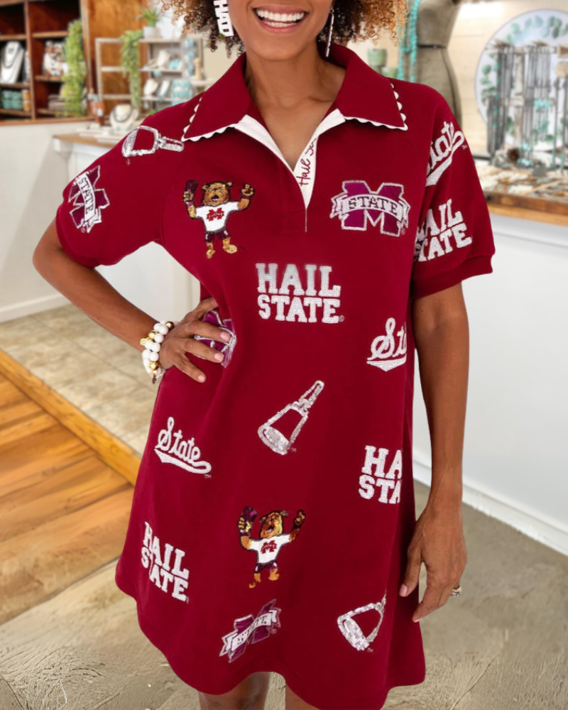 Mississippi State Sequin Dress