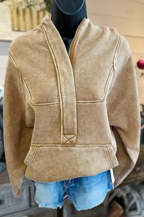 Mineral Washed Oversized Hoodie