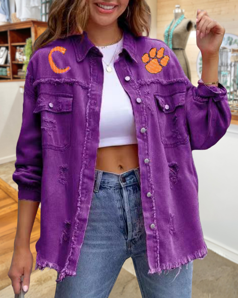 Clemson Tigers Sequin Jacket