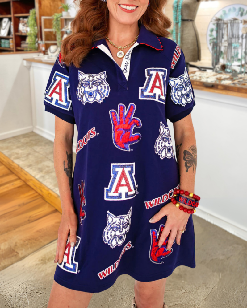 Arizona Wildcats Sequin Dress