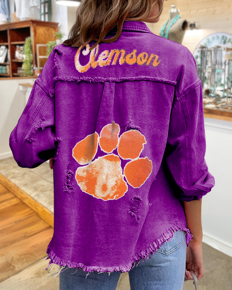 Clemson Tigers Sequin Jacket