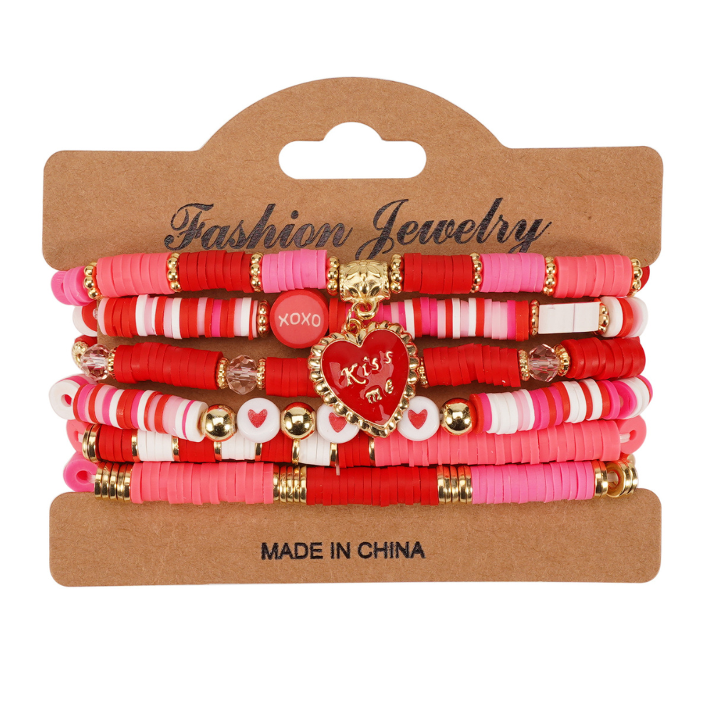 Romantic Valentine Beaded Bracelet