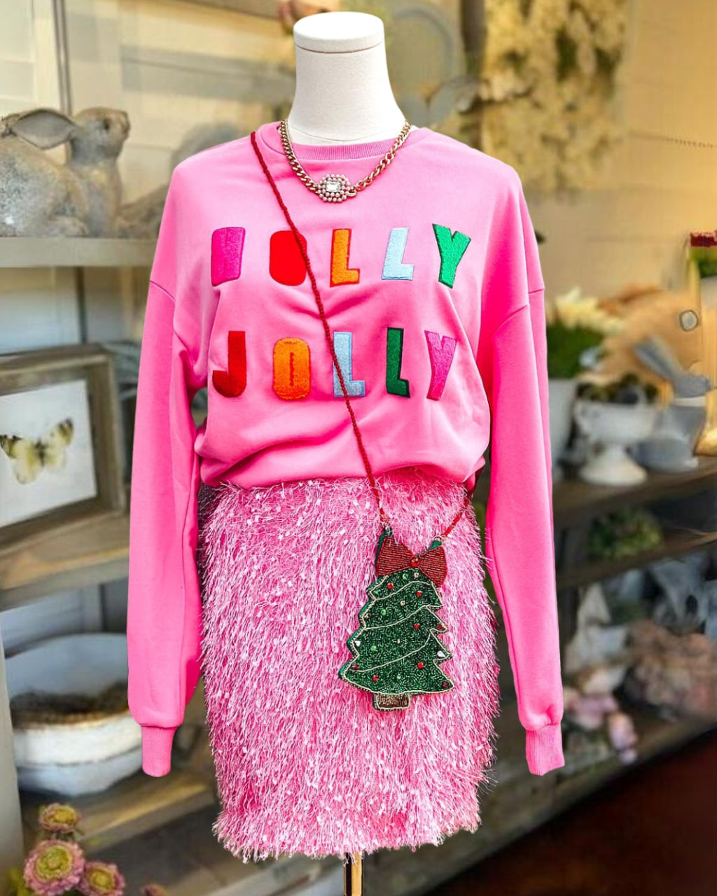 Holly Jolly Stitch Sweatshirt