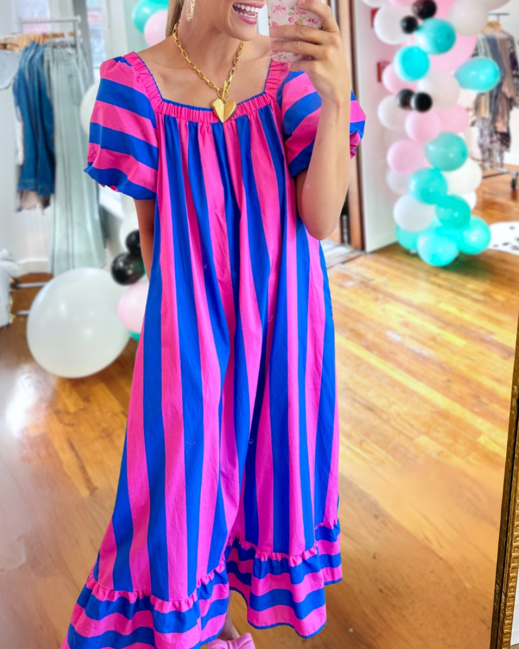 Neon Story Maxi Dress
