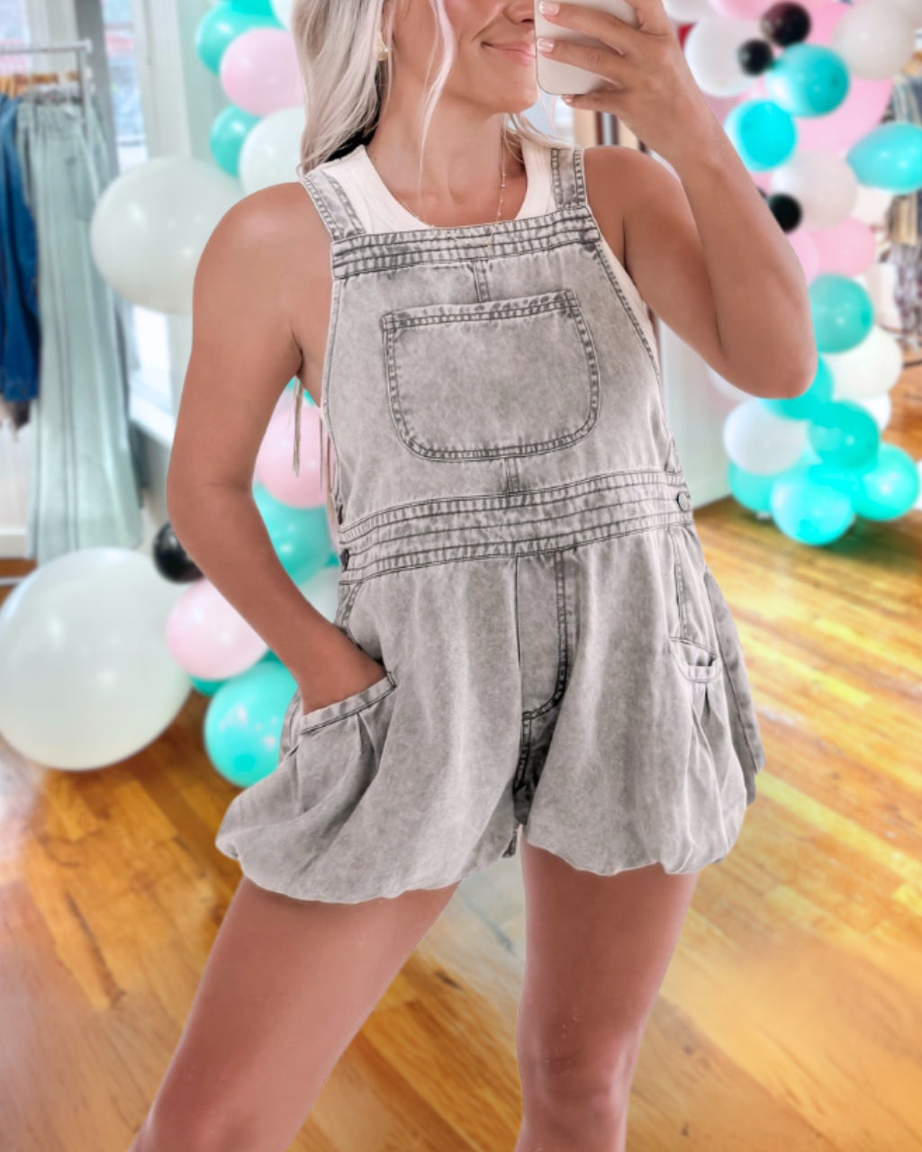 Simple Stylish Denim Jumpsuit