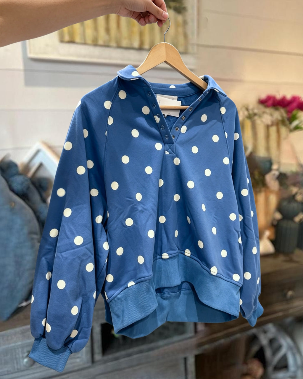 Polka Dot Fashion Pullover