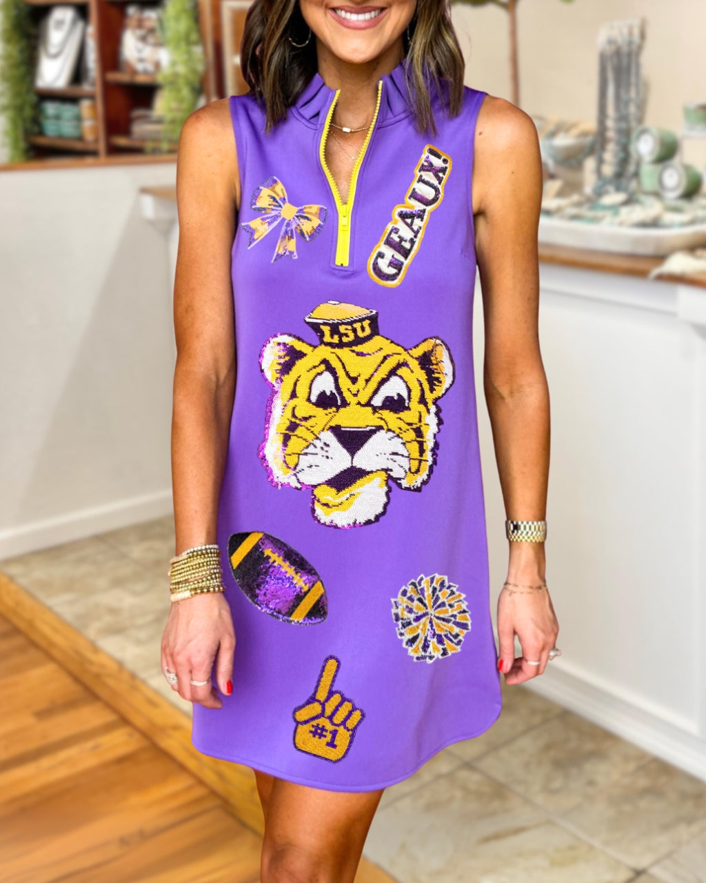 LSU Tigers Sequin Dress