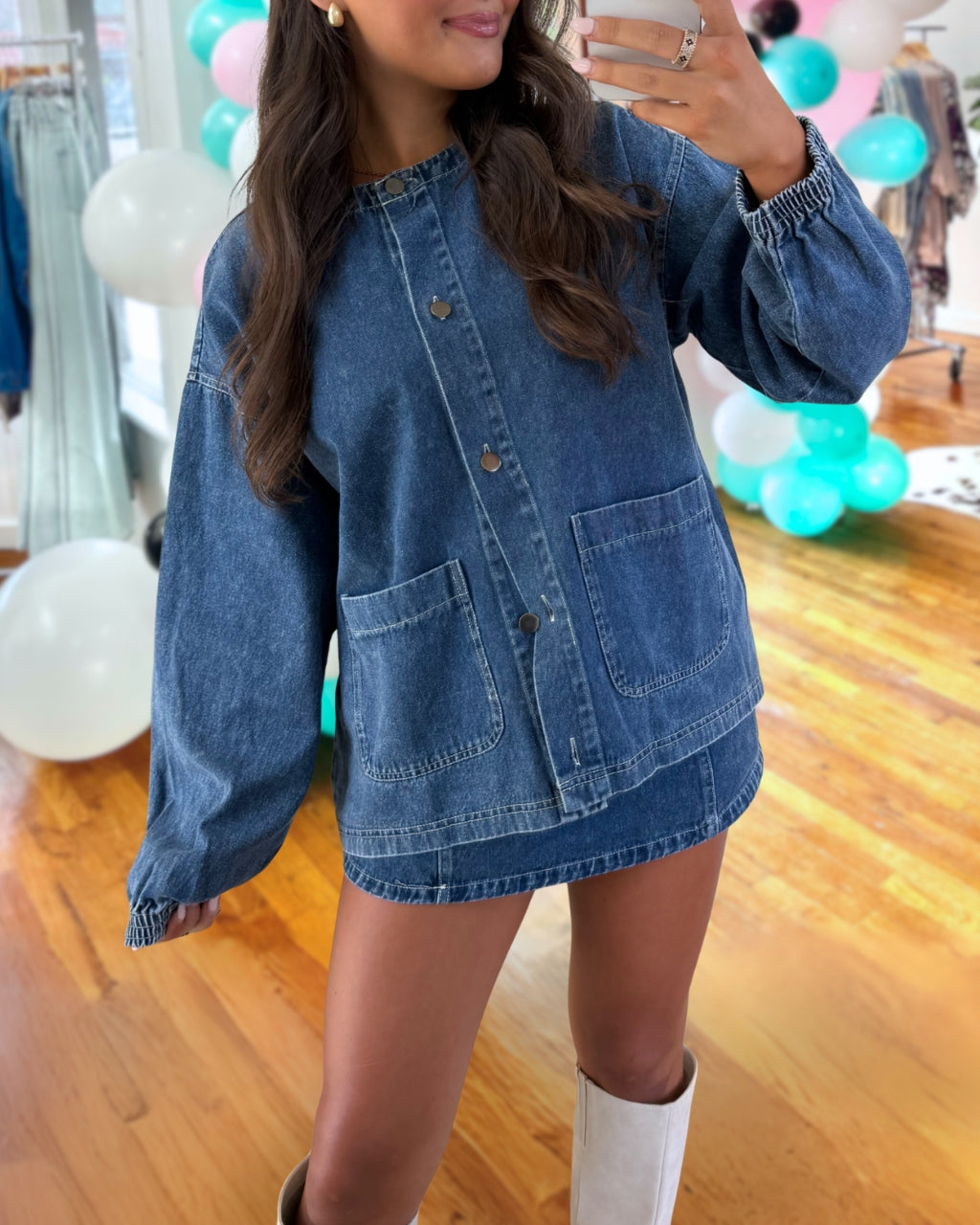 Trendy Oversized Denim Jacket