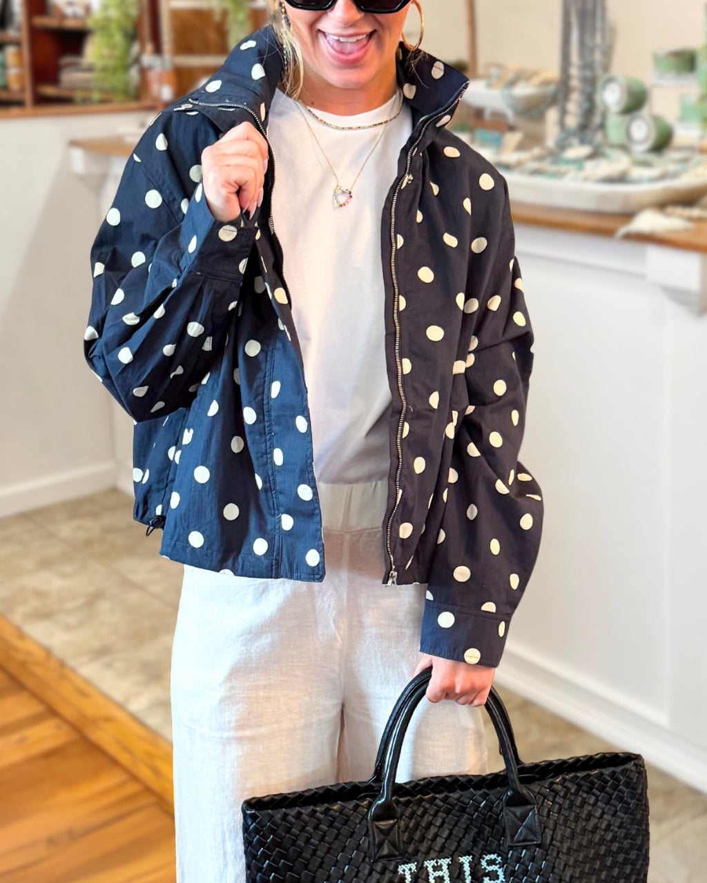 Travelling Polka Dot Jacket