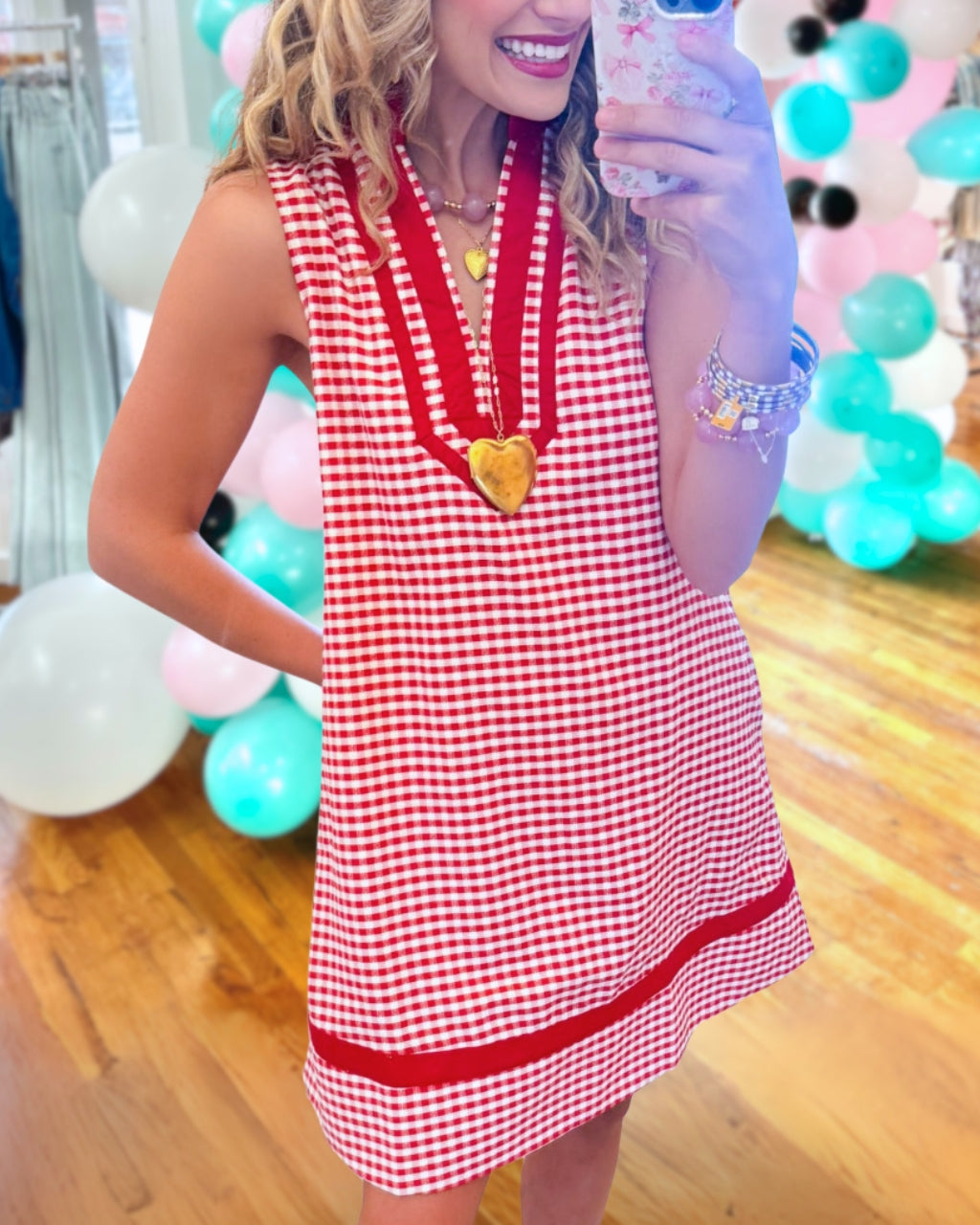 Plaid Sleeveless Mini Dress