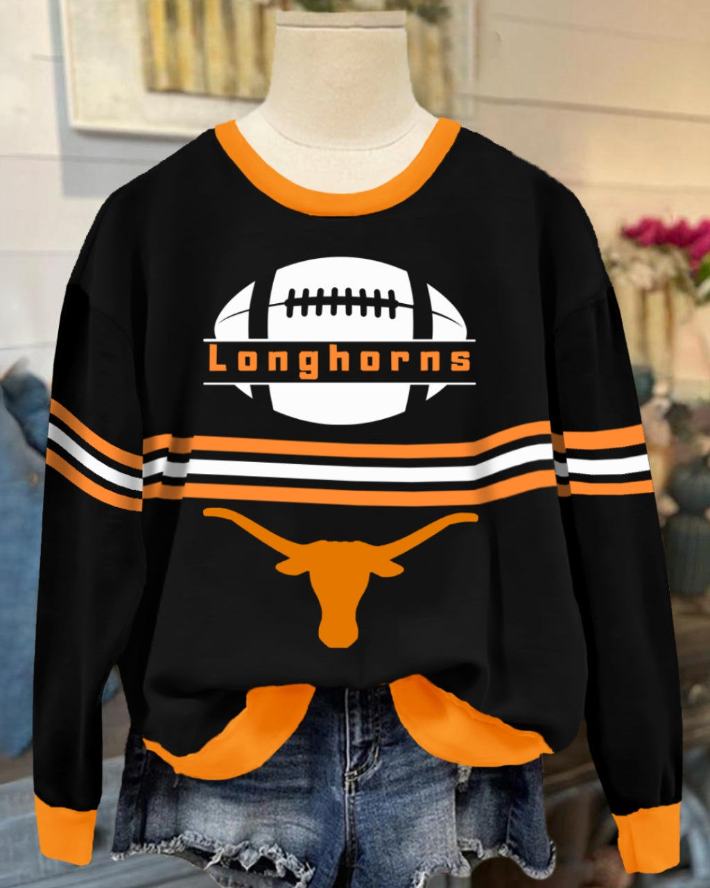 Texas Longhorns Football Team Graphic Sweatshirt