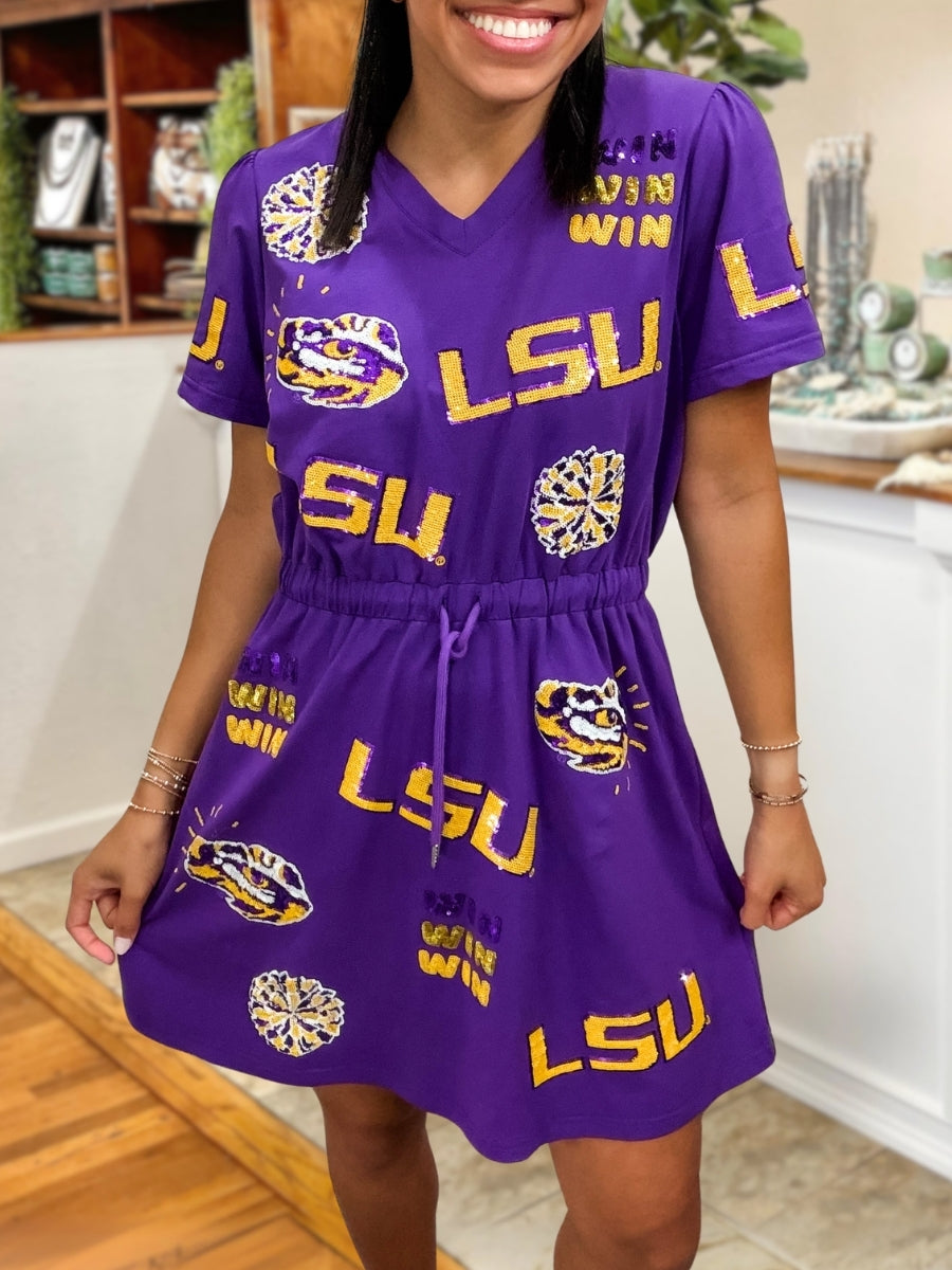Tigers Game Day Sequin Dress