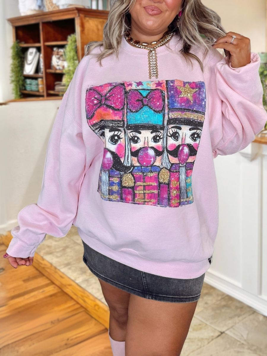 Cute Nutcracker Print Top