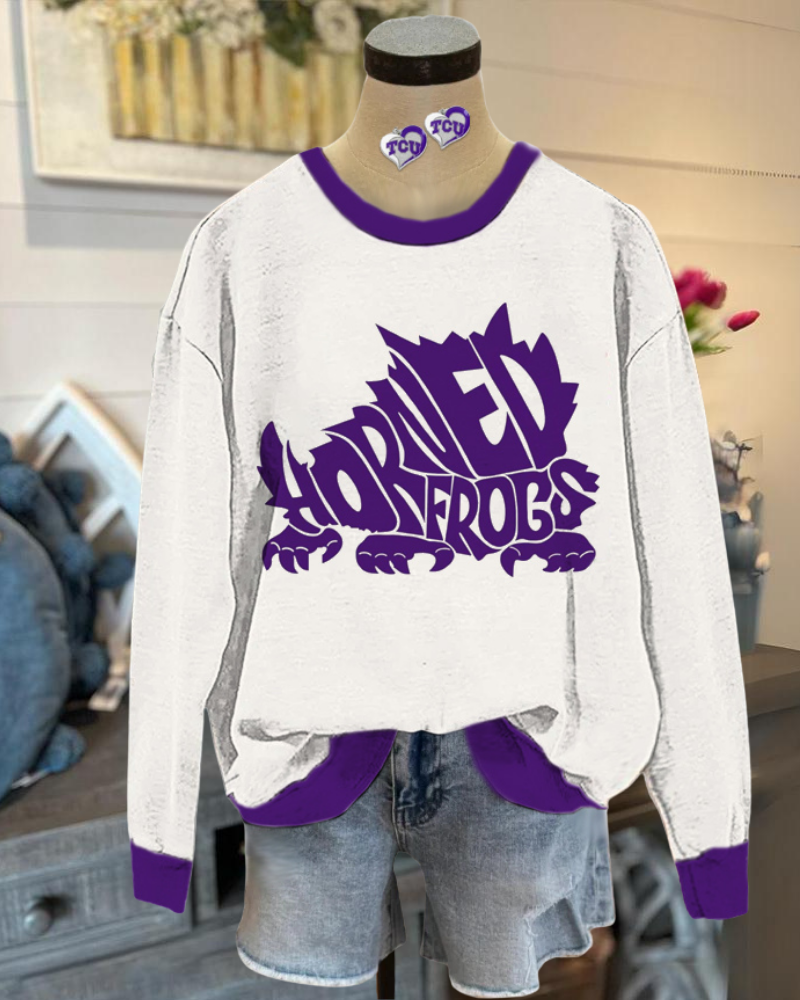 TCU Horned Frogs Graphic Sweatshirt