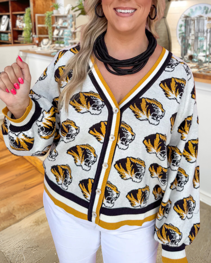 Missouri Tigers V-neck Cardigan