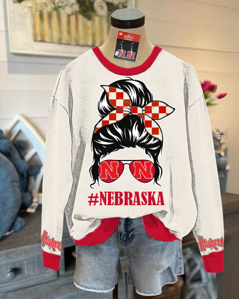 Nebraska Huskers Graphic Sweatshirt