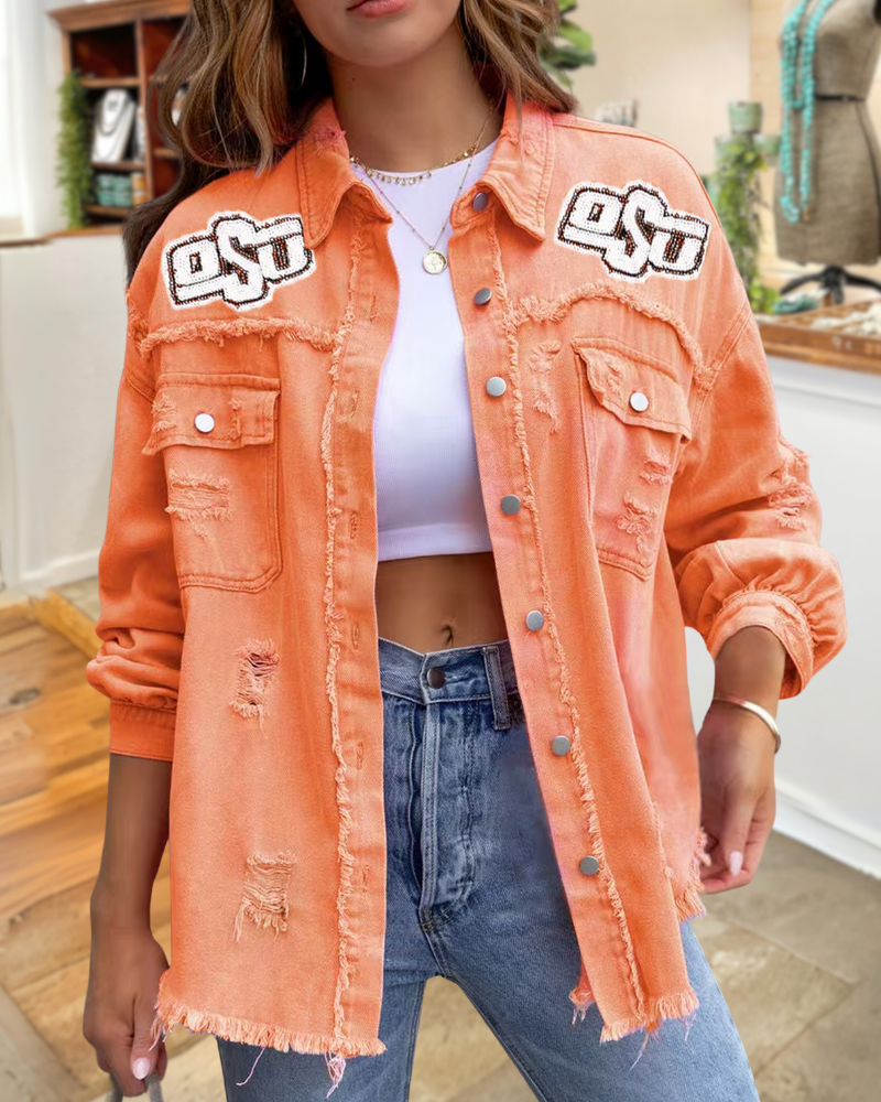 Oklahoma State Cowboys Sequin Jacket