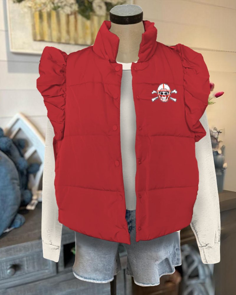 Nebraska Huskers Sequined Vest Jacket