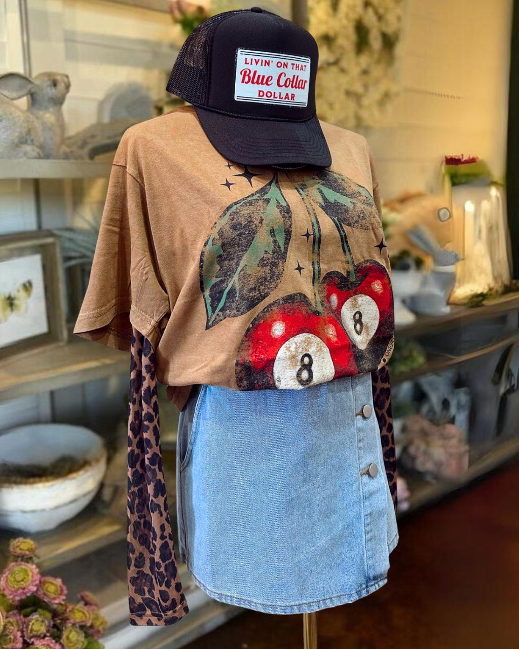 Cherry Eights Fun Tee