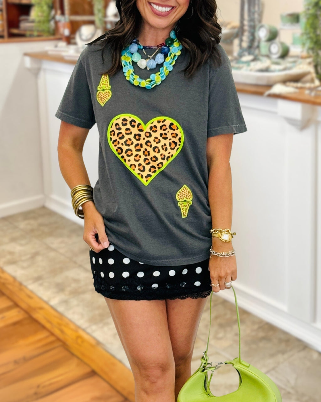 Leopard Print Ace T-Shirt