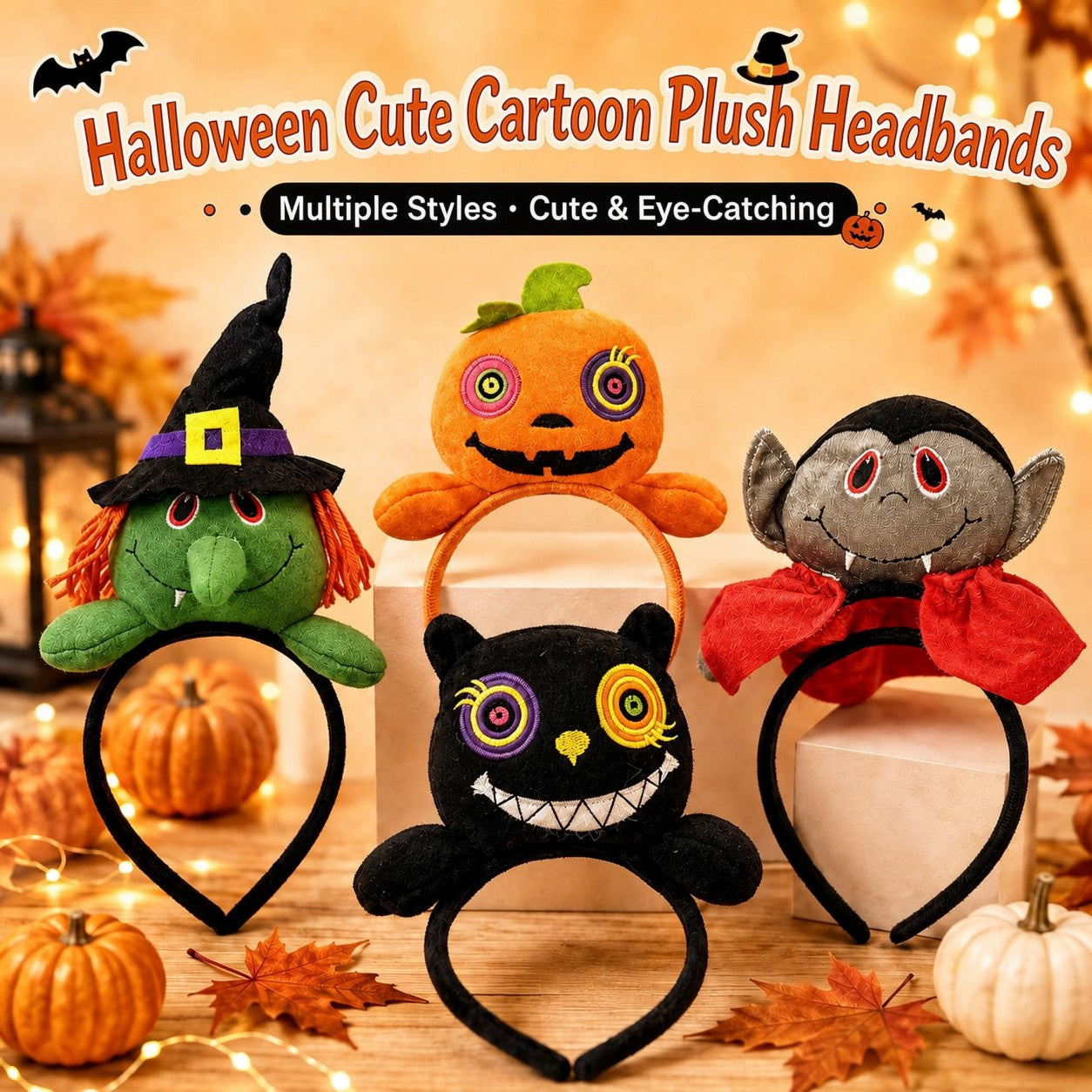 Cute Halloween Doll Headband