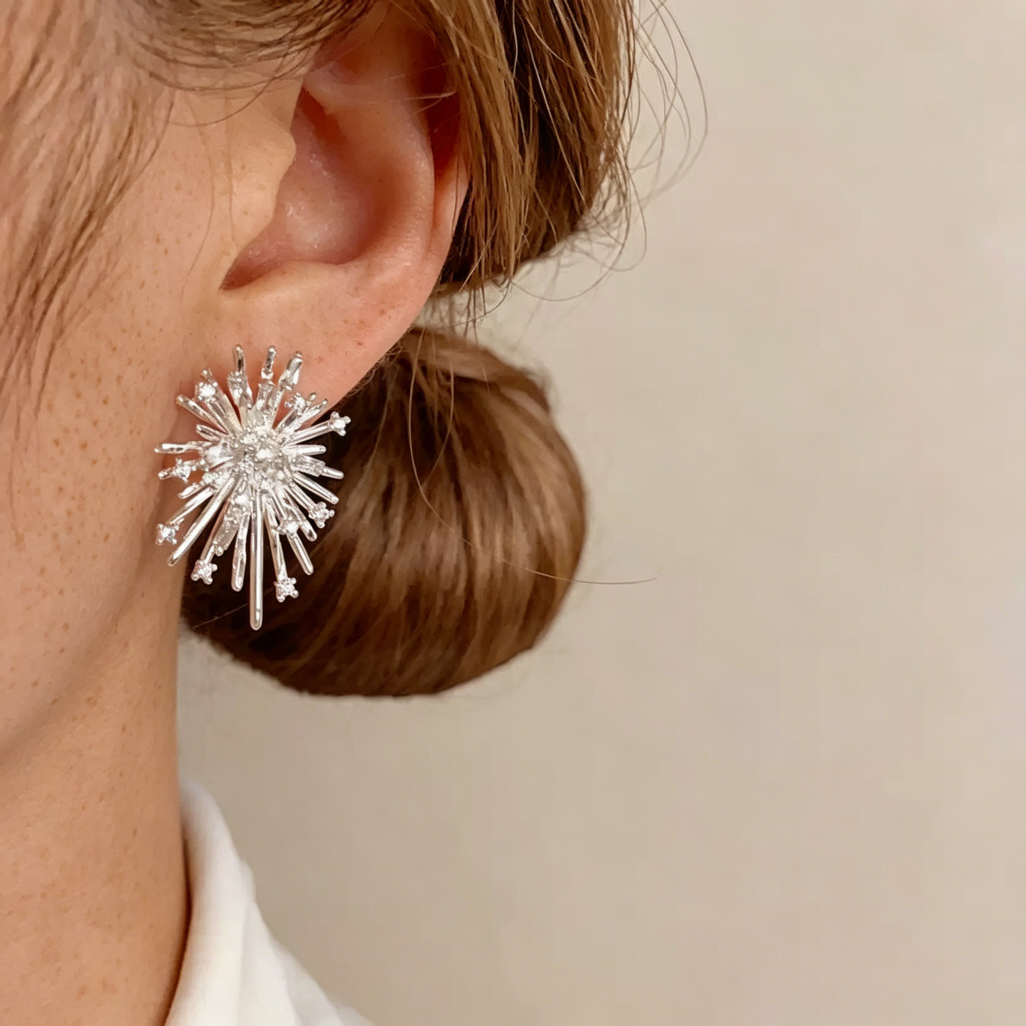 Zircon Firework Earrings