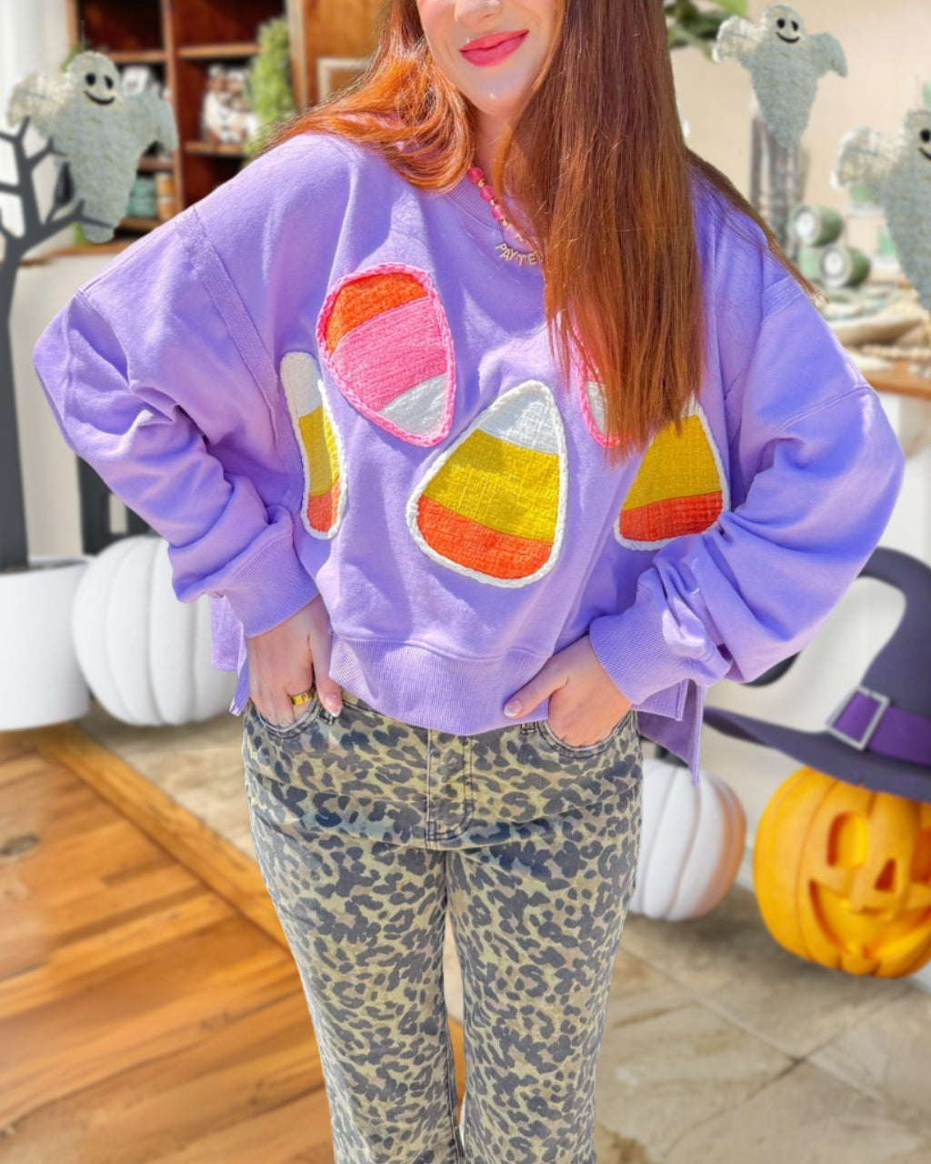 Candy Corn  Party Sweatshirt
