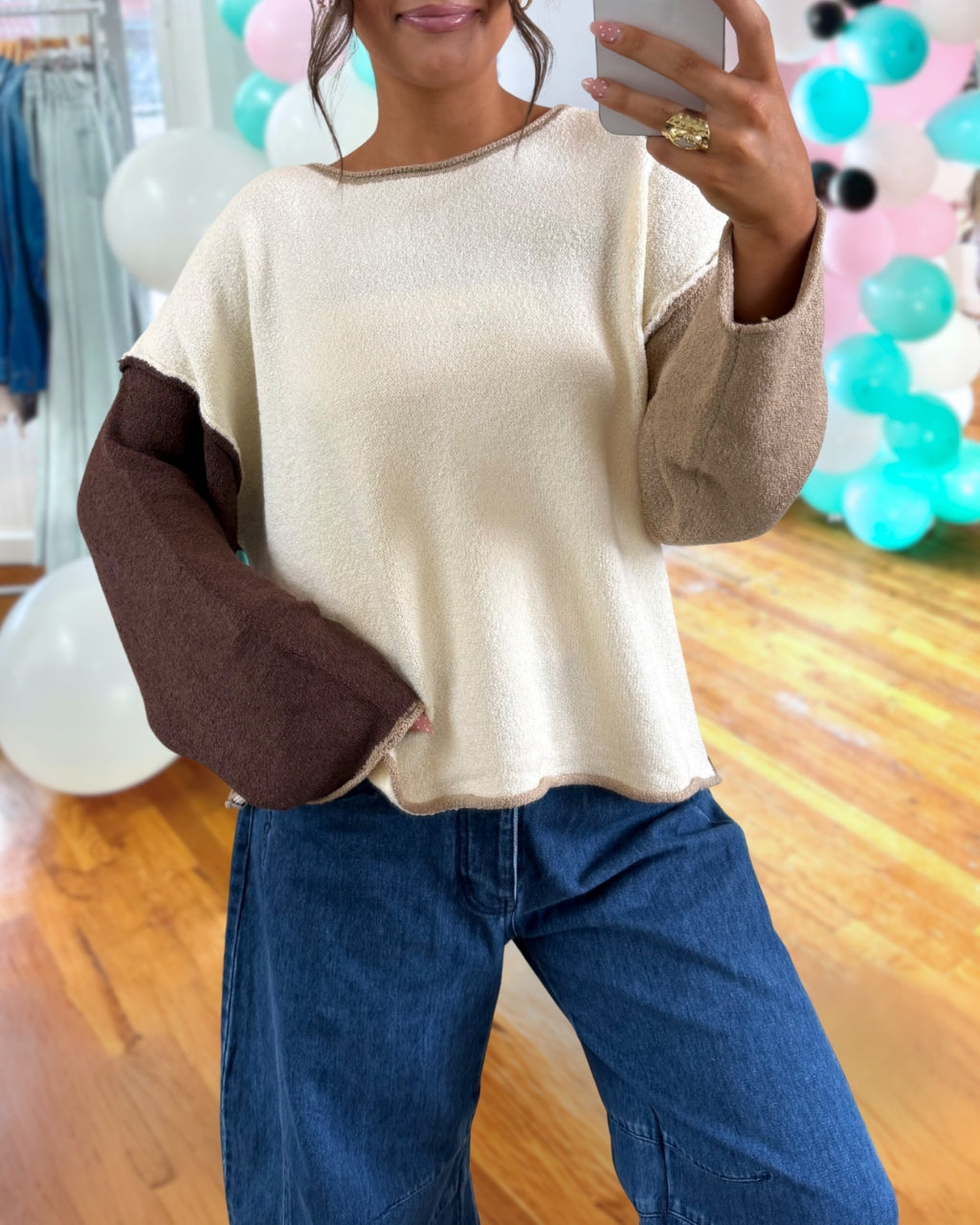 Fashionable Color Blend Pullover