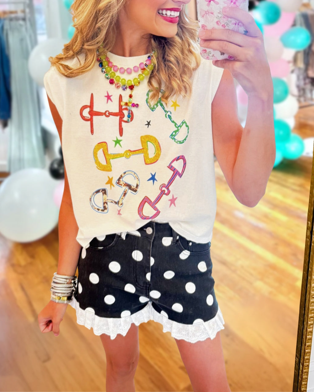Ruffles Polka Dot Shorts
