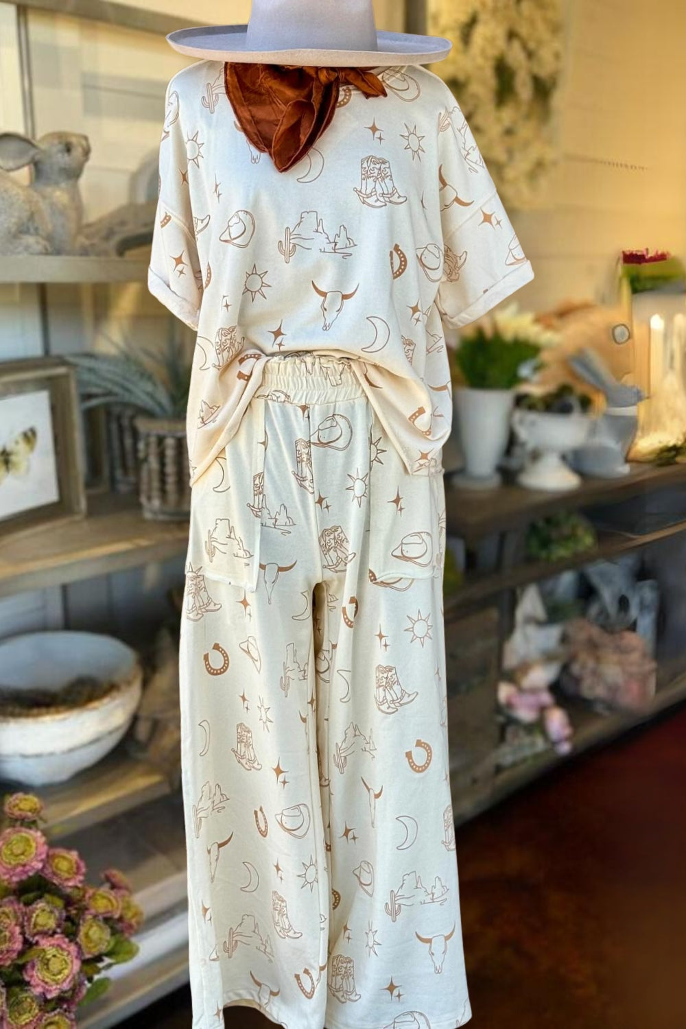 Western Cowboy Patterned Set