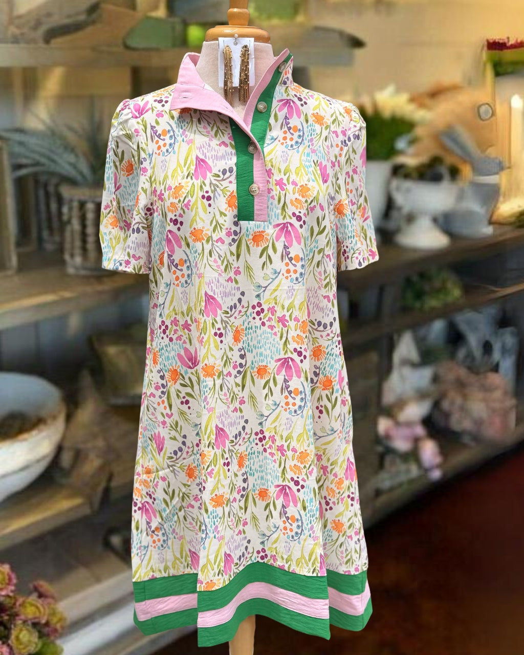 Fresh Floral Mini Dress