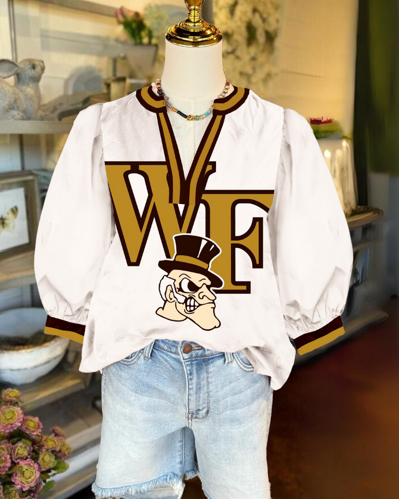 WF Demon Deacons Satin Top