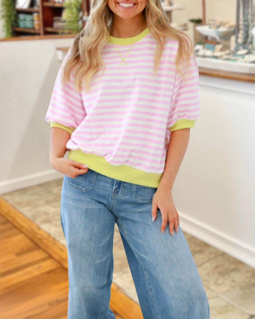Fresh Stripe Everyday Top