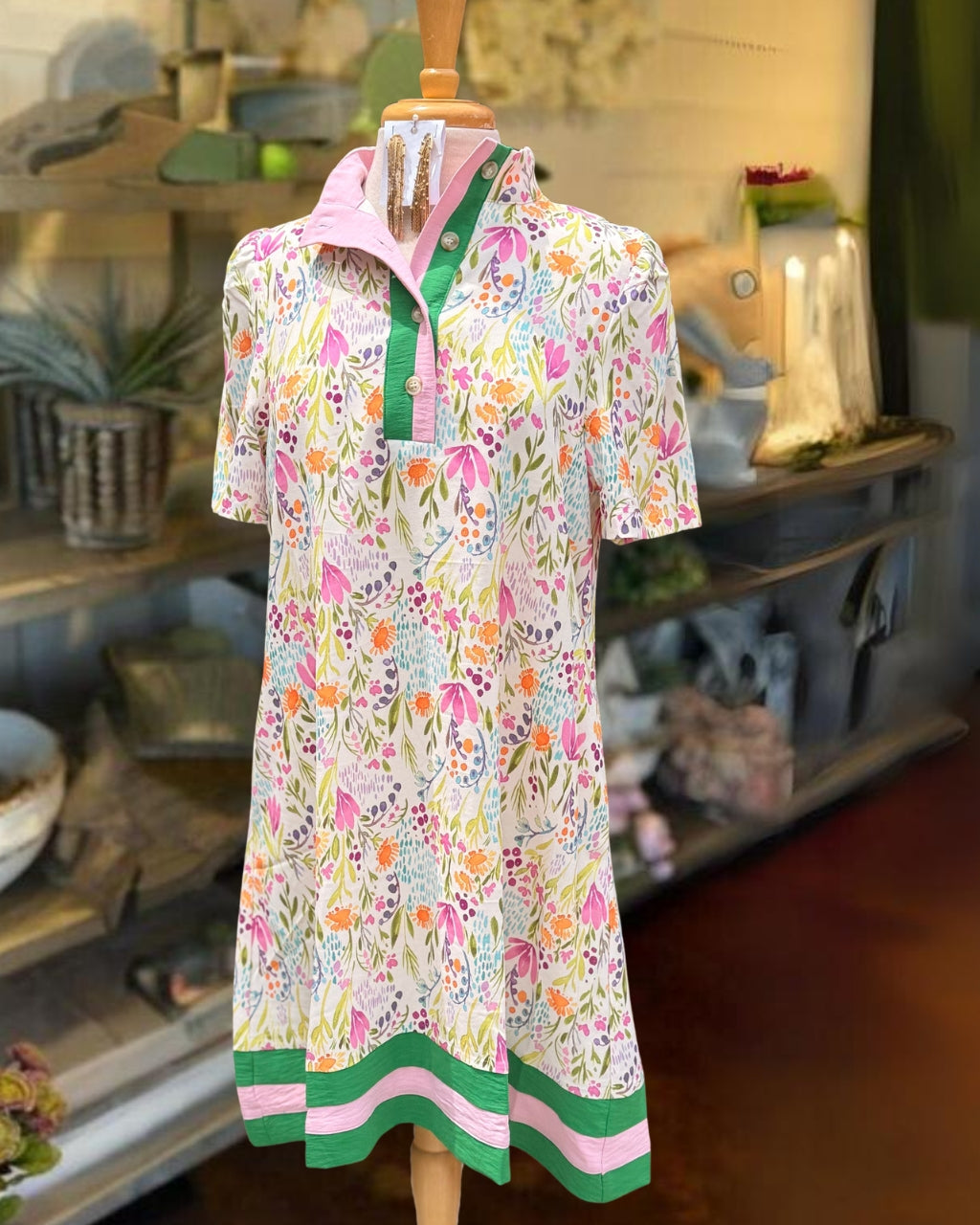 Fresh Floral Mini Dress