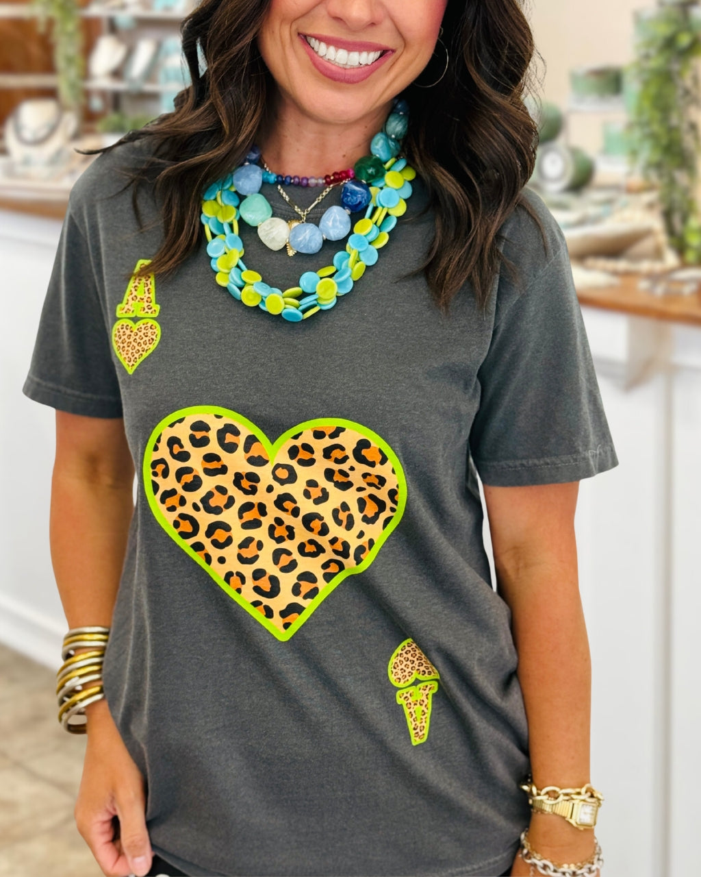 Leopard Print Ace T-Shirt
