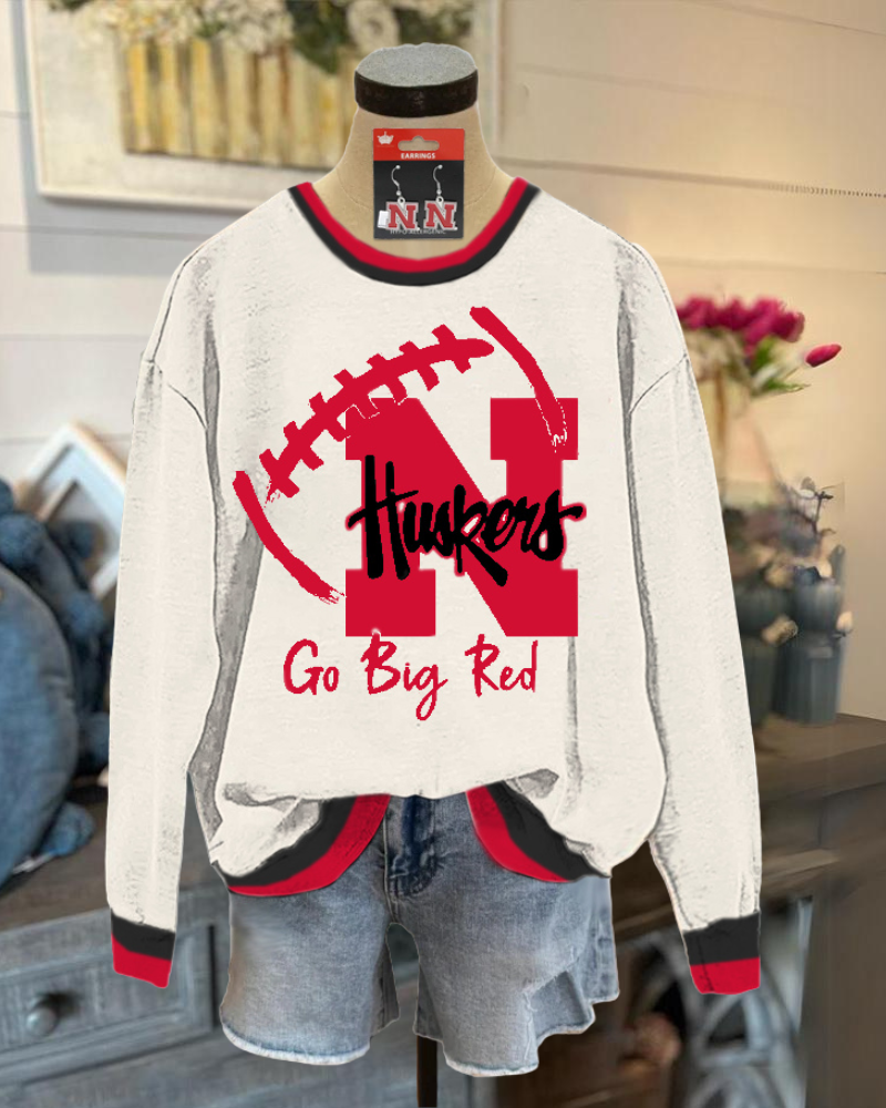 Nebraska Huskers Football Sweatshirt