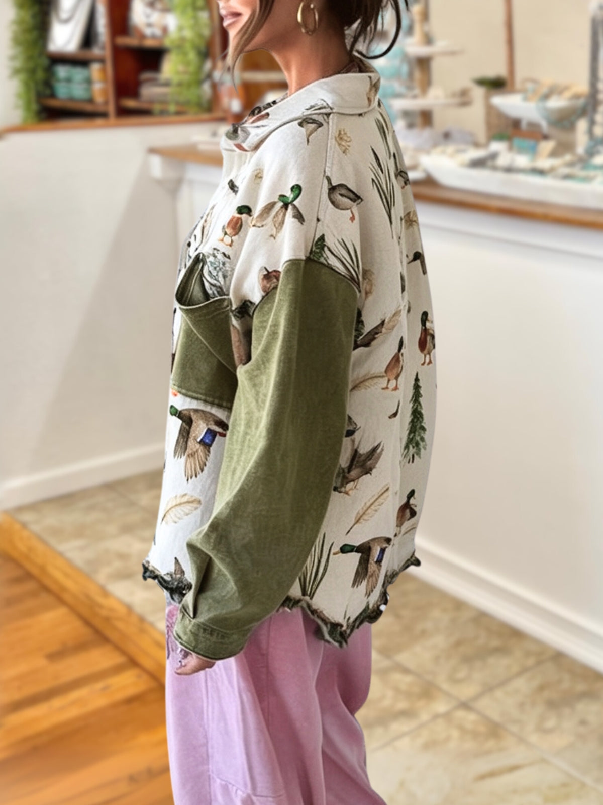 Mallard Duck Patchwork Jacket
