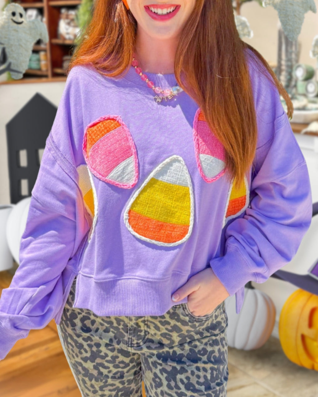 Candy Corn  Party Sweatshirt